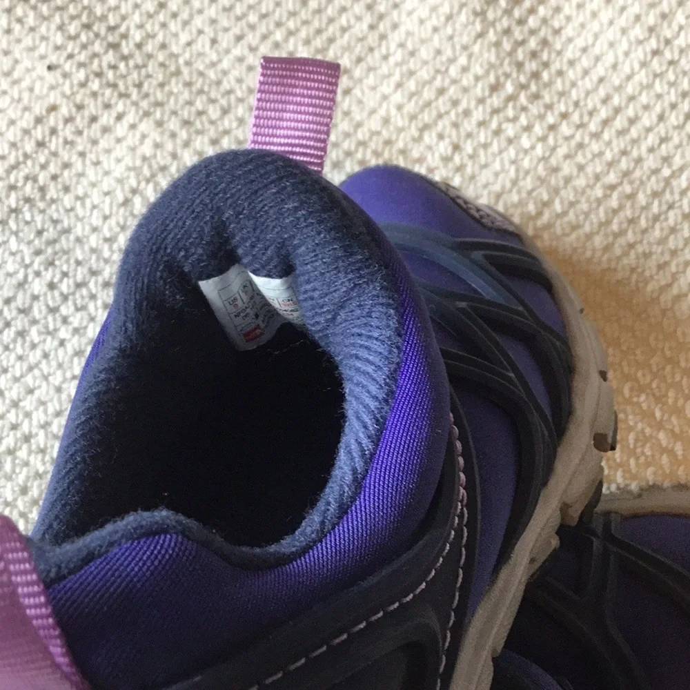 The North Face Kids Purple & Navy Slip-On Sneakers